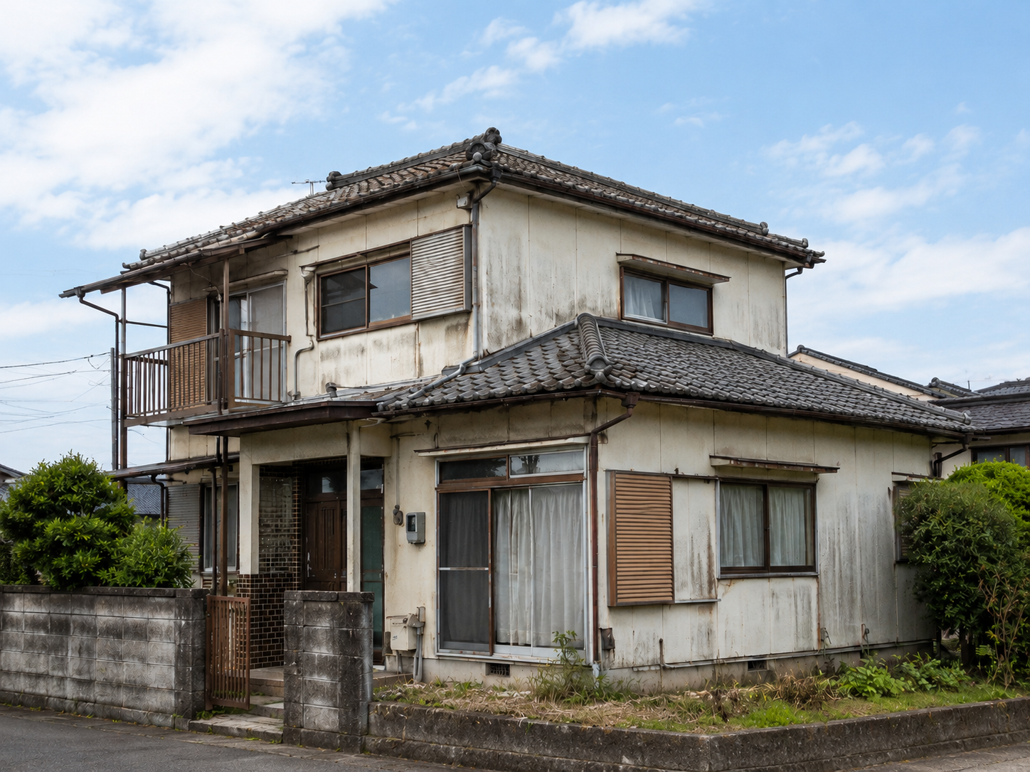 古くなってきた建物