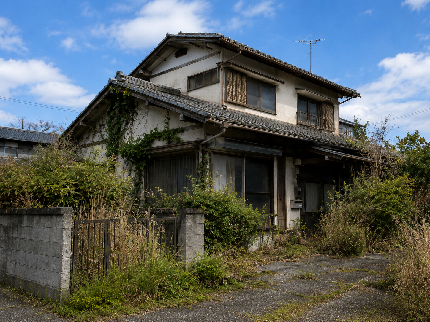 管理できない空き家